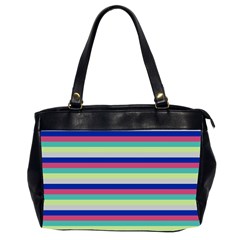 Stripey 6 Oversize Office Handbag (2 Sides) by anthromahe