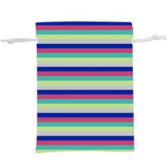 Stripey 6  Lightweight Drawstring Pouch (xl) by anthromahe