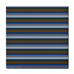 Stripey 7 Tile Coaster by anthromahe