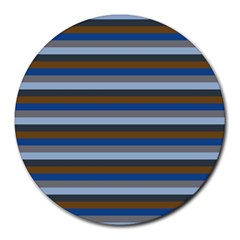 Stripey 7 Round Mousepads