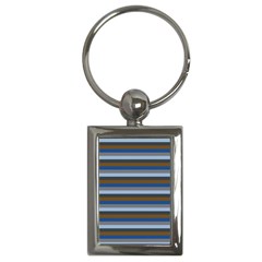 Stripey 7 Key Chain (rectangle) by anthromahe