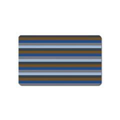 Stripey 7 Magnet (name Card) by anthromahe