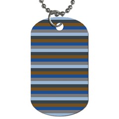 Stripey 7 Dog Tag (two Sides) by anthromahe