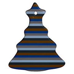 Stripey 7 Ornament (christmas Tree)  by anthromahe