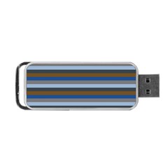 Stripey 7 Portable Usb Flash (two Sides) by anthromahe