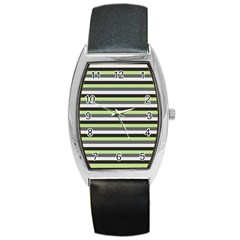 Stripey 8 Barrel Style Metal Watch by anthromahe