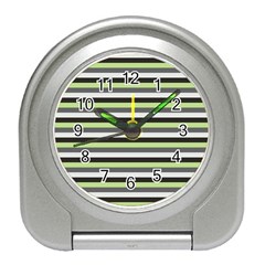 Stripey 8 Travel Alarm Clock by anthromahe