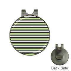 Stripey 8 Hat Clips With Golf Markers by anthromahe