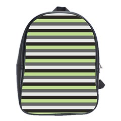 Stripey 8 School Bag (large) by anthromahe