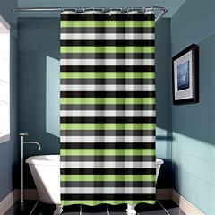 Stripey 8 Shower Curtain 36  X 72  (stall)  by anthromahe