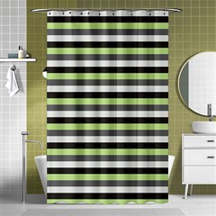 Stripey 8 Shower Curtain 48  X 72  (small)  by anthromahe