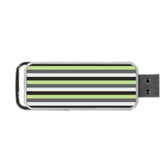 Stripey 8 Portable Usb Flash (one Side) by anthromahe