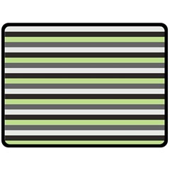 Stripey 8 Double Sided Fleece Blanket (large)  by anthromahe