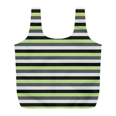 Stripey 8 Full Print Recycle Bag (l) by anthromahe