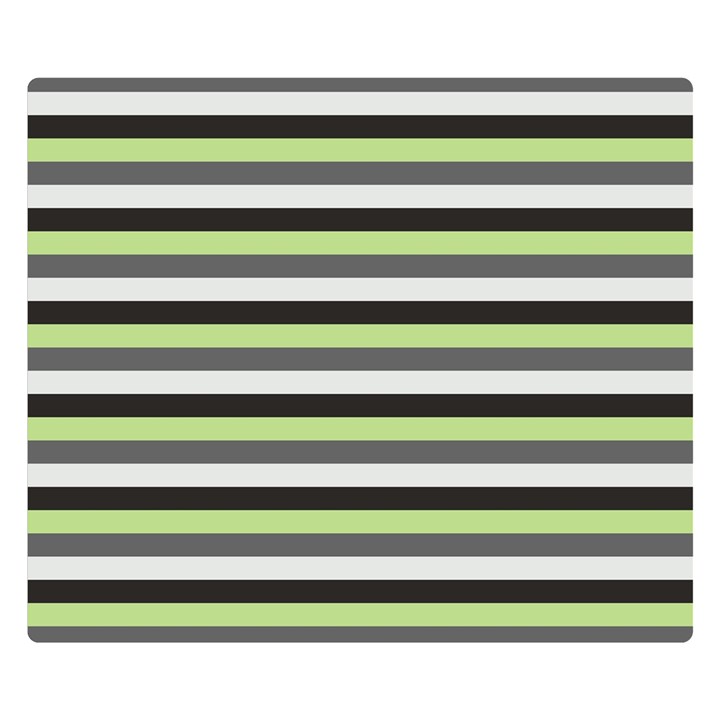 Stripey 8 Double Sided Flano Blanket (Small) 