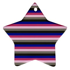 Stripey 9 Ornament (star) by anthromahe