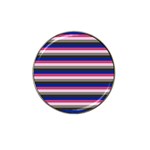 Stripey 9 Hat Clip Ball Marker (10 pack) Front