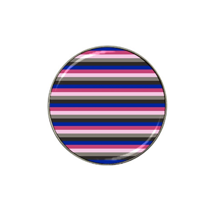 Stripey 9 Hat Clip Ball Marker (10 pack)