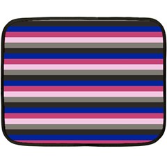 Stripey 9 Double Sided Fleece Blanket (mini)  by anthromahe