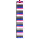 Stripey 9 Large Book Marks Front