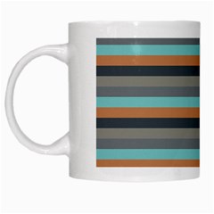 Stripey 10 White Mugs by anthromahe