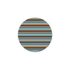 Stripey 10 Golf Ball Marker by anthromahe