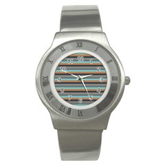 Stripey 10 Stainless Steel Watch by anthromahe