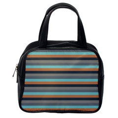 Stripey 10 Classic Handbag (one Side) by anthromahe