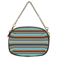 Stripey 10 Chain Purse (two Sides) by anthromahe