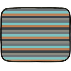 Stripey 10 Double Sided Fleece Blanket (mini)  by anthromahe