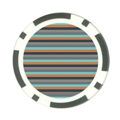 Stripey 10 Poker Chip Card Guard (10 Pack) by anthromahe