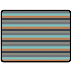 Stripey 10 Fleece Blanket (large)  by anthromahe