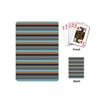 Stripey 10 Playing Cards Single Design (Mini) Back