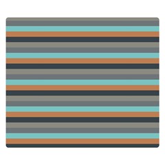 Stripey 10 Double Sided Flano Blanket (small)  by anthromahe