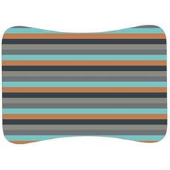 Stripey 10 Velour Seat Head Rest Cushion by anthromahe