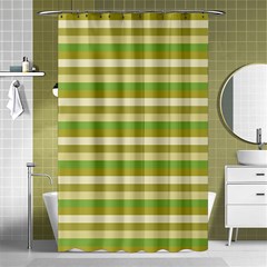 Stripey 11 Shower Curtain 48  X 72  (small)  by anthromahe