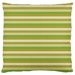 Stripey 11 Large Flano Cushion Case (Two Sides) Back