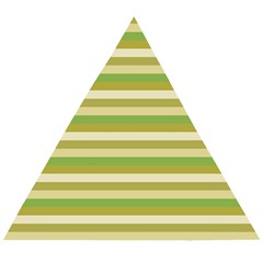 Stripey 11 Wooden Puzzle Triangle by anthromahe