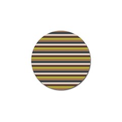 Stripey 12 Golf Ball Marker by anthromahe