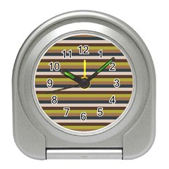 Stripey 12 Travel Alarm Clock by anthromahe