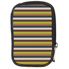 Stripey 12 Compact Camera Leather Case by anthromahe