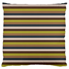 Stripey 12 Large Cushion Case (one Side) by anthromahe