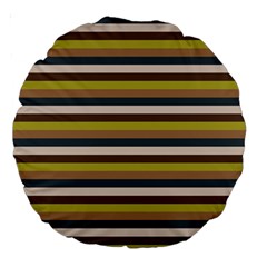 Stripey 12 Large 18  Premium Round Cushions by anthromahe