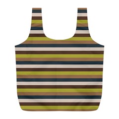 Stripey 12 Full Print Recycle Bag (l) by anthromahe