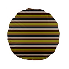 Stripey 12 Standard 15  Premium Flano Round Cushions by anthromahe