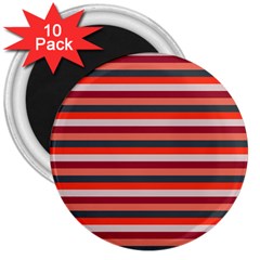 Stripey 13 3  Magnets (10 Pack)  by anthromahe