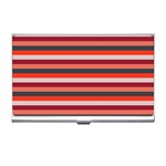 Stripey 13 Business Card Holder Front