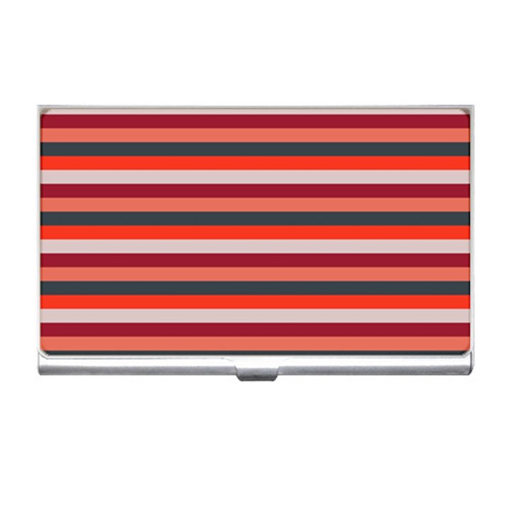 Stripey 13 Business Card Holder