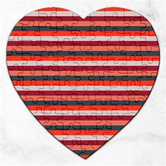 Stripey 13 Jigsaw Puzzle (heart) by anthromahe