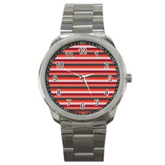 Stripey 13 Sport Metal Watch by anthromahe